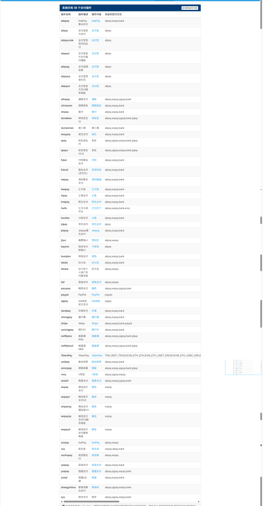彩虹易易支付6月最新版源码付支付宝JSAPI支付通道全插件集合（包更新）-若曦云创